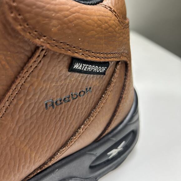 Reebok Work Boots Men’s 12M Waterproof EH Safety Toe Leather Brown RB4444 main image 10